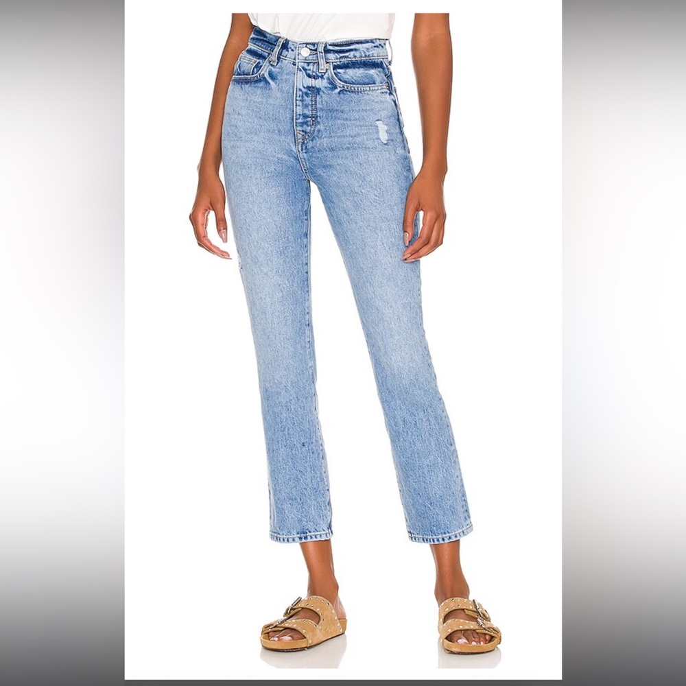 Lovers + Friends Blue Straight Leg Jeans